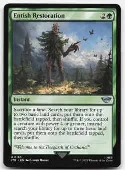 MTG Entish Restoration U Universes Beyond: LOTR LP - Image 1