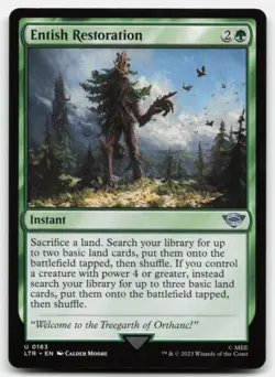 MTG Entish Restoration U Universes Beyond: The Lord of the Rings: Tales of Middl - Image 1