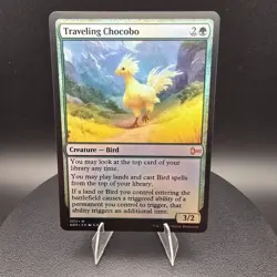 FOIL - Traveling Chocobo - Custom Magic: The Gathering Card - High-Quality - Image 2