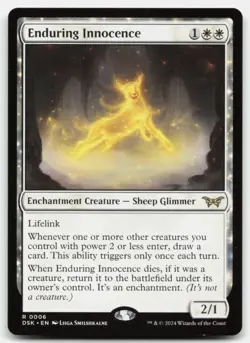 MTG Enduring Innocence R Duskmourn: House of Horror 6 LP - Image 1