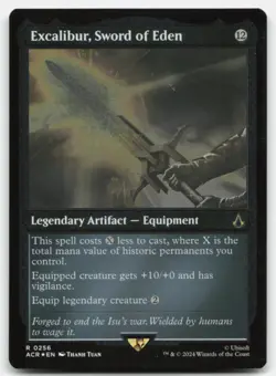 MTG Excalibur, Sword of Eden (Foil Etched) R Universes Beyond: AC LP - Image 1