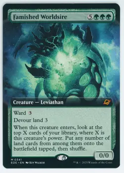 Famished Worldsire Extended Art 0341 EOE NM/MT [Edge of Eternities:MTG] - Image 1