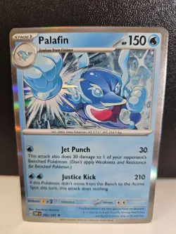 Pokemon Palafin Scarlet & Violet Obsidian Flames 62/197 Near Mint Rare Holo - Image 1