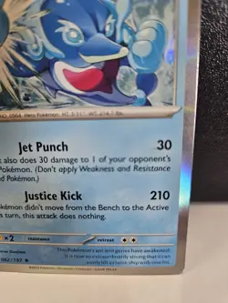 Pokemon Palafin Scarlet & Violet Obsidian Flames 62/197 Near Mint Rare Holo - Image 3