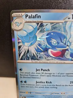 Pokemon Palafin Scarlet & Violet Obsidian Flames 62/197 Near Mint Rare Holo - Image 5