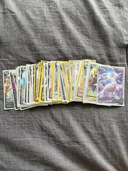 Rare Pokemon Cards, 50+, Many “V” Cards, Lots Of Full Art And Alternate Art - Image 1
