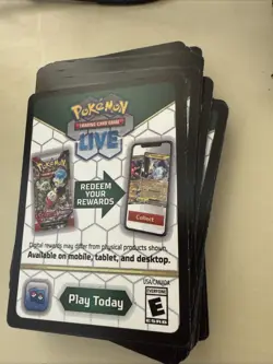 Pokemon TCG Live Code Cards 60 White Flare Scarlet And Violet - Image 1