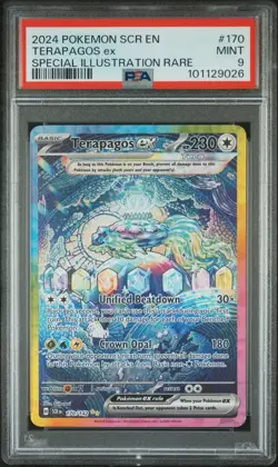 Terapagos ex #170 Pokemon Stellar Crown PSA 9 [101129026] - Image 1