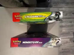 Pokemon Cyclizar & Mimikyu ex Box Factory Sealed Promo (Set of 2). NEW 820650852183 - Image 2