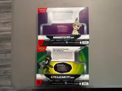 Pokemon Cyclizar & Mimikyu ex Box Factory Sealed Promo (Set of 2). NEW 820650852183 - Image 3
