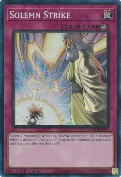 Solemn Strike RA02-EN079 Collector Rare Near Mint 1st Edition Yugioh - Image 1
