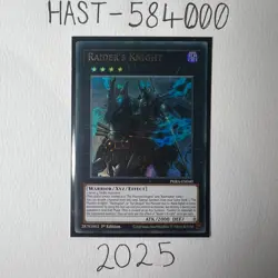 YuGiOh! Raiders Knight PHRA-EN040 Ultra Rare 1st Edition NM - Image 1