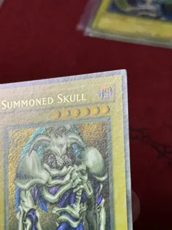 YuGiOh Summoned Skull Heavy Faded Misprint MRD-003 Metal Raiders Ink Error LP - Image 4