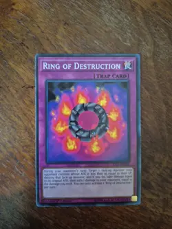 RING OF DESTRUCTION YS17-EN036 1st EDITION YUGIOH TCG NM - Image 1