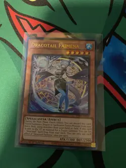 Yugioh Dracotail Faimena Ultra Rare Justice Hunters - Image 1