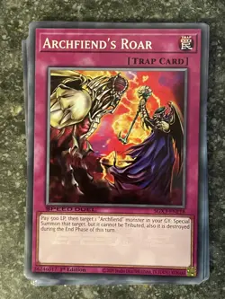 Archfiend's Roar Speed Duel GX: Duelists of Shadows Yugioh #SGX3-ENE18 - Image 1