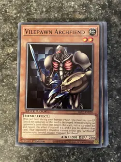 Vilepawn Archfiend Speed Duel GX: Duelists of Shadows Yugioh #SGX3-ENE05 - Image 1
