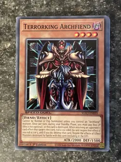 Terrorking Archfiend Speed Duel GX: Duelists of Shadows Yugioh #SGX3-ENE03 - Image 1