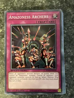 Amazoness Archers Speed Duel GX: Duelists of Shadows Yugioh #SGX3-END16 - Image 1