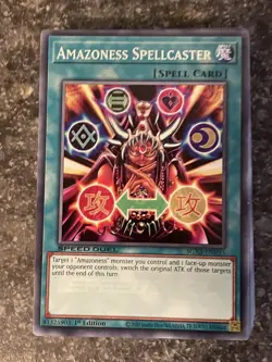 Amazoness Spellcaster Speed Duel GX: Duelists of Shadows Yugioh #SGX3-END15 - Image 1
