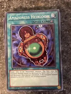 Amazoness Heirloom Speed Duel GX: Duelists of Shadows Yugioh #SGX3-END12 - Image 1