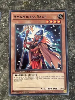 Amazoness Sage Speed Duel GX: Duelists of Shadows Yugioh #SGX3-END08 - Image 1