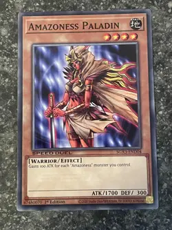 Amazoness Paladin Speed Duel GX: Duelists of Shadows Yugioh #SGX3-END04 - Image 1