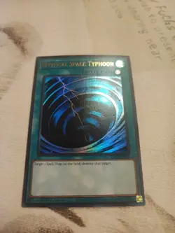 Yugioh! Mystical Space Typhoon - RA02-EN048 - Ultra Rare - 1st Edition Damaged - Image 1