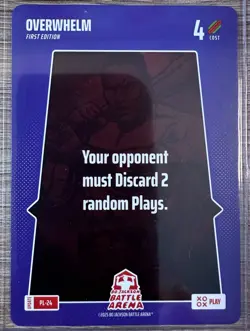 2025 BO JACKSON BATTLE ARENA PLAY CARD: OVERWHELM SP #PL-24 - Image 1