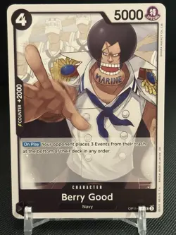 One Piece A Fist of Divine Speed Release Event Card Berry Good OP11-091 - Image 1