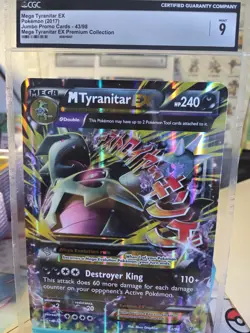 JUMBO Mega M Tyranitar EX Oversized Promo Card 43/98 2015 CGC 9 POP 1, 0 Higher - Image 2