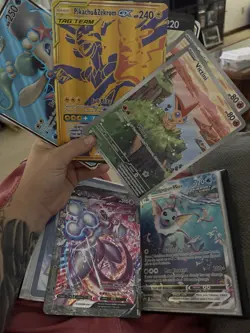 45 Oversized Pokemon Tcg Card Lot All Different Exept 3 Of The New Victini Jumbo - Image 1
