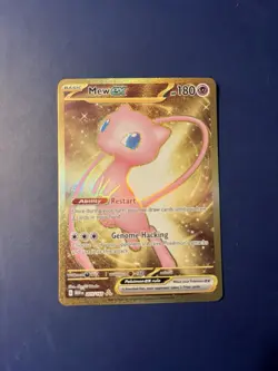 Pokemon TCG Mew EX Hyper Rare Card 205/165 SV Scarlet & Violet 151 - Image 1