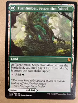 MTG 1x Turntimber Symbiosis # 215 Zendikar Rising Magic the Gathering Card x1 NM - Image 2