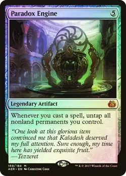 NM+ FOIL MTG Paradox Engine Aether Revolt#169 Magic Card - Image 1