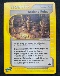 Ancient Ruins 119/144 NM Skyridge Pokemon Card WOTC (NM) - Image 1