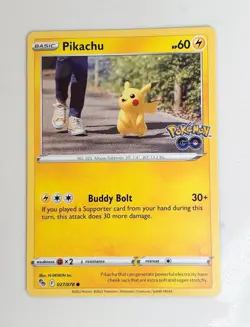 Pikachu 027/078 - Pokemon TCG Pokemon GO Card (2022) - Image 1