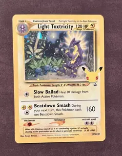 Pokemon TCG Light Toxtricity SWSH137: Sword & Shield Promo Holo Card - Image 1