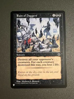 Rain of Daggers Regular Rare The List Reprint MTG Near Mint - Image 1