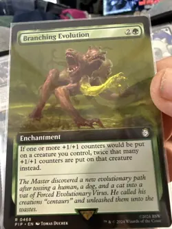 Branching Evolution (Extended Art) FOIL 468 MTG Fallout (PIP) Rare NM R212 - Image 1