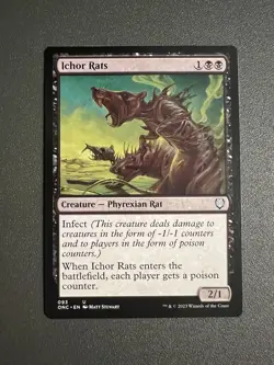 1x ICHOR RATS - COmmander - MTG - Magic the Gathering - NM - Image 1