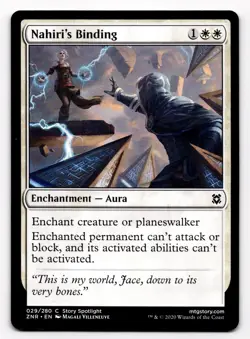 MTG Magic the Gathering Nahiri's Binding (29/280) Zendikar Rising - Image 1