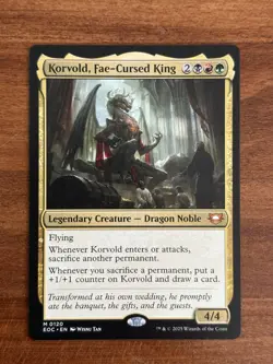 Korvold, Fae-Cursed King - MTG - Commander: Edge of Eternities - Excellent NM - Image 1