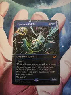 Quantum Riddler Borderless Foil 0305 EOE NM/MT [Edge of Eternities:MTG] - Image 1