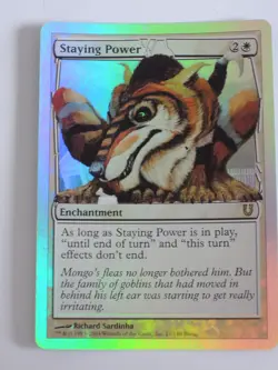 MTG - FOIL - Staying Power - Unhinged - NM - Image 1