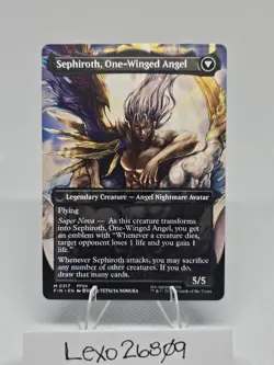 Sephiroth, Fabled Soldier (0317 Borderless) / Final Fantasy MTG / NON-FOIL - Image 2