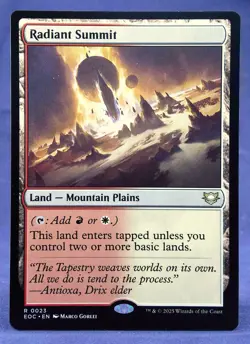 Radiant Summit - MTG - Commander: Edge of Eternities - Excellent NM - Image 1