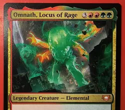 MTG, EDGE OF ETERNITIES * OMNATH, LOCUS OF RAGE* #0123, MYTHIC, REGULAR EOC. - Image 2