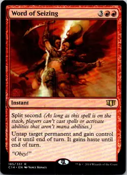Word of Seizing - 185 - Commander 2014 - Magic MTG - LP - Image 1