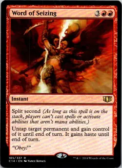 Word of Seizing - 185 - Commander 2014 - Magic MTG - LP - Image 1